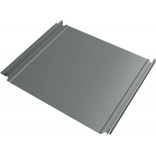 Кликфальц Double Pro Grand Line 0,45 ПЭ с пленкой на замках RAL 7005 мышино-серый