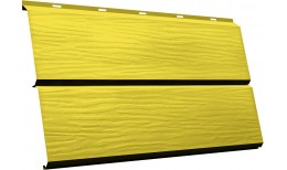 ЭкоБрус 3D 0,345 Grand Line 0,45 PE с пленкой RAL 1018 цинково-желтый