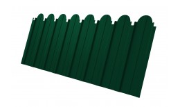 Профнастил C10A фигурный 0,5 PE RAL 6005 зеленый мох