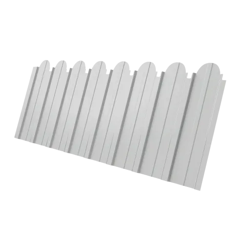 Профнастил C10A фигурный 0,45 Drap TX RAL 7047 телегрей 4