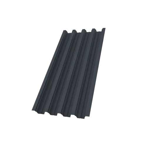 Профнастил Н75R 0,5 PE lite RAL 7024 мокрый асфальт