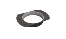 Воронка врезная круглая Vortex Mix PE RR 32 темно-коричневый