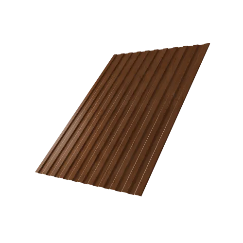 Профнастил С8A v03 0,45 Print Elite с пленкой Rowan TwinColor