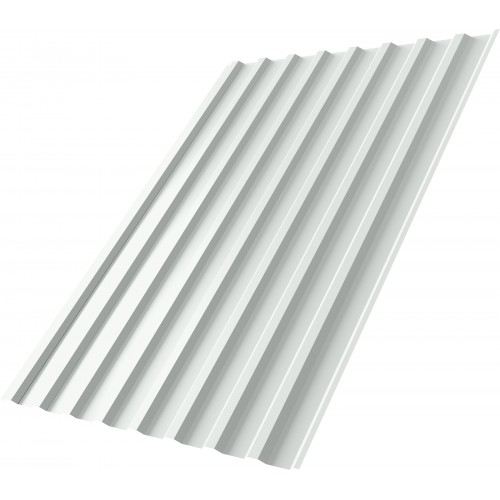 Профнастил С20B Grand Line 0,7 ПЭ слим RAL 9003 сигнальный белый