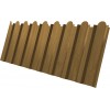 Профнастил С20B фигурный Grand Line 0,45 Print Elite Honey Wood TwinColor