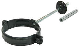 Хомут трубы 90 мм RAL 7024 мокрый асфальт