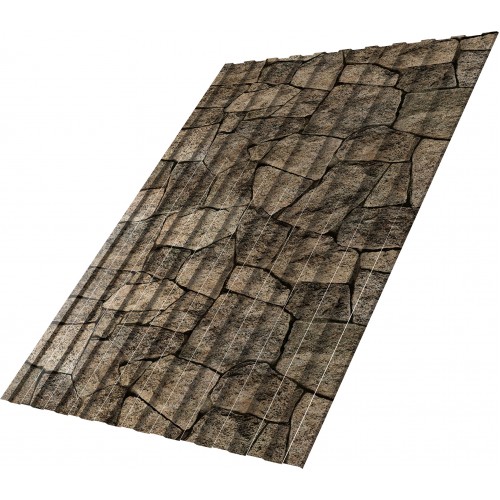 Профнастил С8A v01 Grand Line 0,45 Print Elite с пленкой King Stone TwinColor