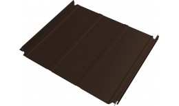 Кликфальц Double Pro Line Grand Line 0,45 Drap ТХ с пленкой на замках RAL 8017 шоколад