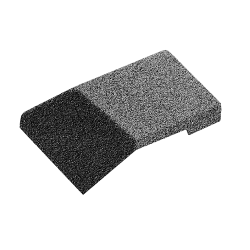 Наконечник ребрового конька Metrotile серый