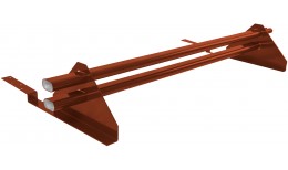 Снегозадержатель трубчатый для композитной черепицы Palermo/Barсelona RAL 8004 (1м)