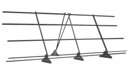 Ограждение кровельное со снегозадержателем на фальц Grand Line 1,2х3м RAL 7005