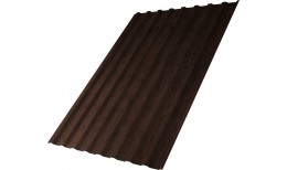 Профнастил С20B Grand Line 0,45 Print Premium с пленкой Antique Wood TwinColor