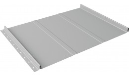 Кликфальц Line Grand Line 0,45 Drap ТХ с пленкой на замках RAL 7047 телегрей 4