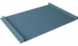 Кликфальц Grand Line 0,45 Drap ТХ с пленкой на замках RAL 5024 пастельно-синий