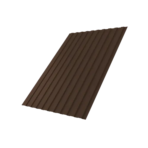 Профнастил С8B v01 Grand Line 0,5 Satin Matt RAL 8017 шоколад