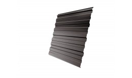 Профнастил C10R 0,5 Satin RR 32 темно-коричневый