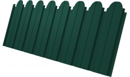 Профнастил C10B фигурный Grand Line 0,5 Satin Matt TX RAL 6005 зеленый мох