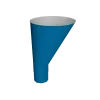 Воронка водосборная Vortex Проект 146мм RAL 5005 сигнальный синий