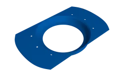 Приемник воды круглый Vortex Проект 146мм RAL 5005 сигнальный синий