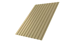 Профнастил С8B v01 Grand Line 0,45 PE RAL 1014 слоновая кость