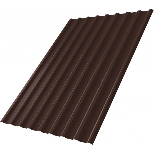 Профнастил С20R Grand Line 0,45 Drap СТ слим RAL 8017 шоколад