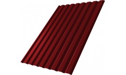 Профнастил С20A Grand Line 0,5 Satin с пленкой RAL 3011 коричнево-красный