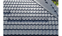 Снегозадержатель NEW трубчатый Grand Line RAL 7024 3м