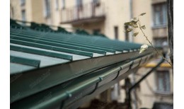 Соединитель трубы Grand Line 90 мм RAL 6005 зеленый мох