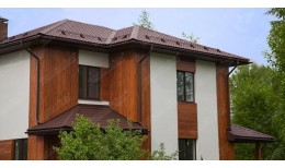 Кронштейн трубы Grand Line на кирпич 90мм RR 32 темно-коричневый