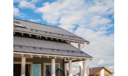 Снегозадержатель NEW трубчатый Grand Line RAL 5005 3м