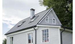 Колено стока Grand Line 90 мм RAL 7024 мокрый асфальт