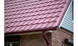 Колено стока Grand Line 90 мм RAL 3005 красное вино