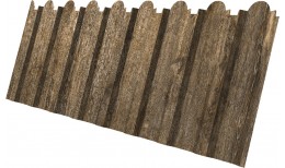 Профнастил С20B фигурный Grand Line 0,45 Print Elite Nordic Wood TwinColor