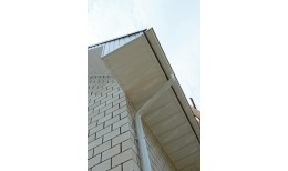 Угол желоба внутренний Grand Line 135 гр 150 мм RAL 9003 сигнальный белый