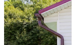 Кронштейн трубы Grand Line на кирпич 90мм RAL 3005 красное вино