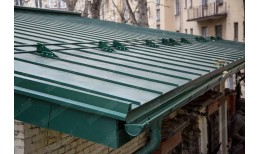 Труба круглая соединительная Grand Line 90мм 1м RAL 6005 зеленый мох