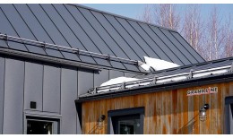 Снегозадержатель для фальцевой кровли Grand Line RAL 7024 3м