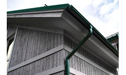 Угол желоба внутренний Grand Line 135 гр 125 мм RAL 6005 зеленый мох