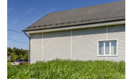 Труба круглая соединительная Grand Line 90мм 1м RAL 7024 мокрый асфальт