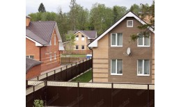 Тройник трубы Grand Line,90 мм RAL 8017 шоколад