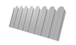Профнастил C10B фигурный 0,45 Drap TX RAL 7047 телегрей 4
