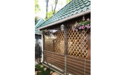 Труба прямоугольная с коленом Vortex 3м RAL 9003