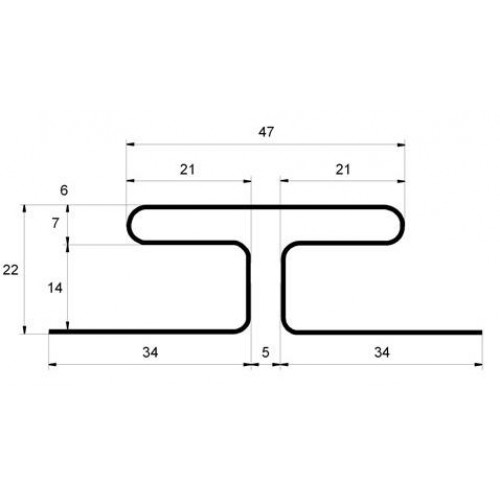 Профиль H соединительный Grand Line Standart салатовый (3,0м)