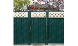 Калитка Estet Plus 2,0х1 RAL 6005/1014