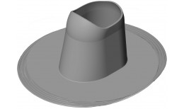 Ворот PVC-COLLAR серый