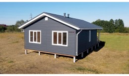 ЭкоБрус 0,345 Grand Line 0,45 Drap с пленкой RAL 7024 мокрый асфальт