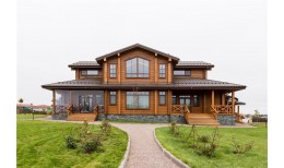 Металлочерепица камея 0,5 Satin RR 32 темно-коричневый