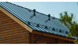 Кликфальц Grand Line 0,45 PE с пленкой на замках RAL 7024 мокрый асфальт