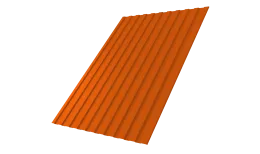 Профнастил С8A v02 Grand Line 0,45 PE RAL 2004 оранжевый