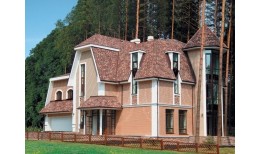 ТЕХНОНИКОЛЬ SHINGLAS многослойная черепица, Джаз, Индиго